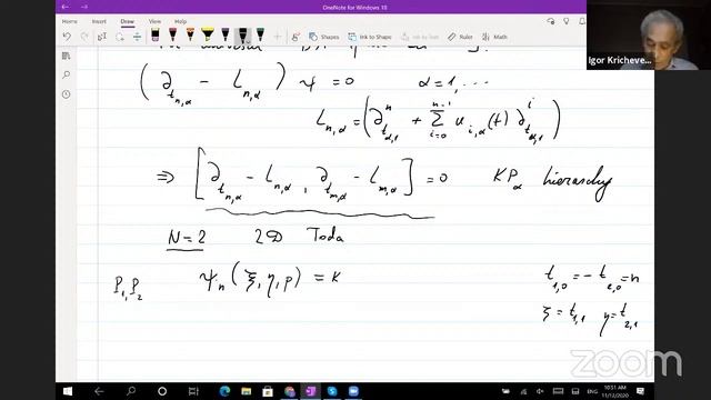 I. Krichever -- Integrable Systems 10 смотреть онлайн