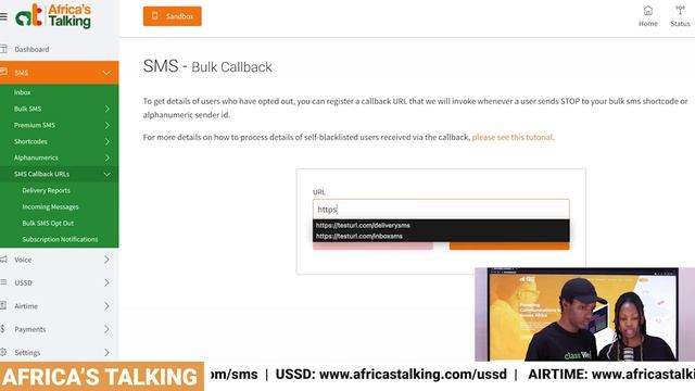 AT Tutorials | Set up Callback URLs on Africa's Talking смотреть онлайн