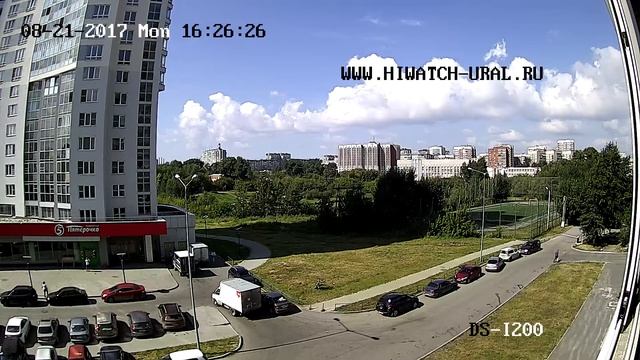 HiWatch DS-i200 2.8mm Днем высота 4 этаж