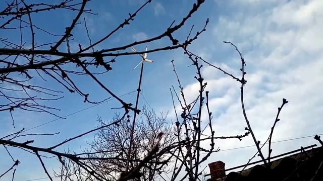 Тесты домашнего ветрогенератора из мотор колеса первые движения тесты с новыми лопастями на ветре смотреть онлайн