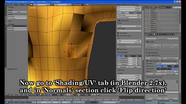 [Tutorial] Flipping normals in Blender 2.70 - 2.79b смотреть онлайн