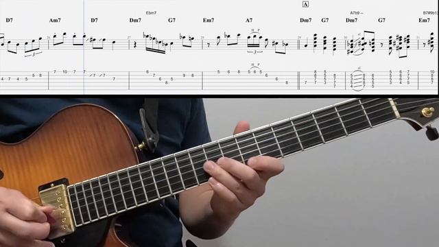 Satin Doll by Duke Ellington-Billy Strayhorn/jazz guitar chord melody смотреть онлайн