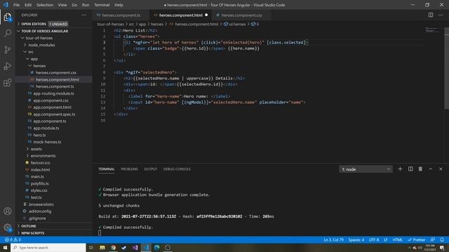 Dynamic Styling in Angular with the Class Binding - Angular Tour of Heroes Tutorial Part 7 смотреть онлайн