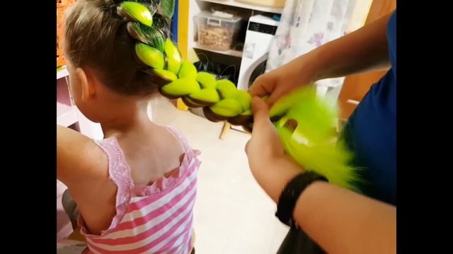 Плетение канекалона причёска смотреть онлайн