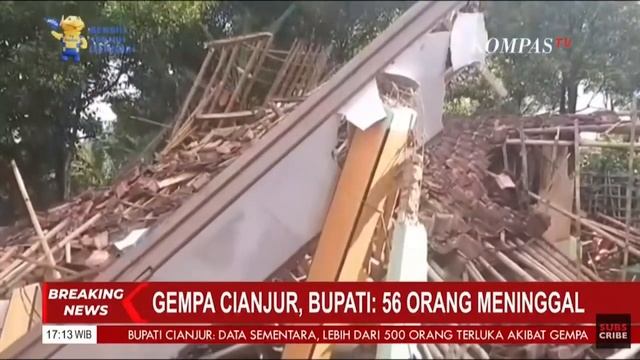 A 5.6 magnitude quake hit Indonesian main island of Java, killing 56 and injuring hundreds смотреть онлайн