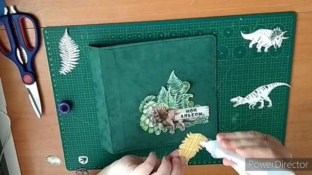 Скрапмания Обзор Альбом Динозавр Скрапбукинг Альбом первого года жизни Твори вместе со мной смотреть онлайн