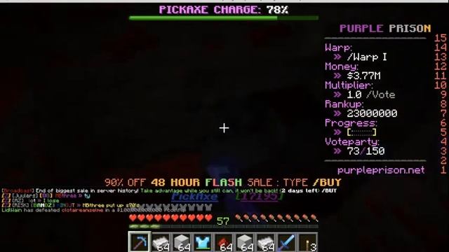 Giving free stuff to people! | Purple Prisons Ep.2, Minecraft Java Online смотреть онлайн