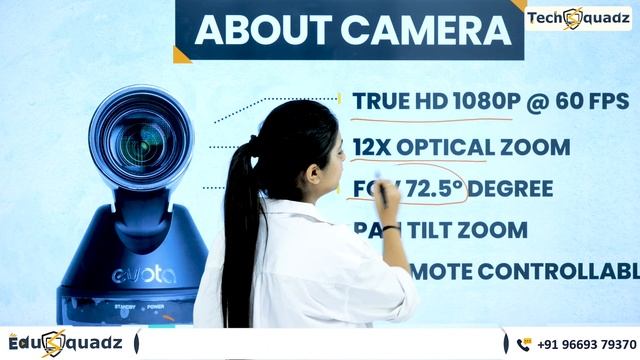 Best Budget Camera For Online Teaching | 12X HD PTZ camera|@StudiobyEdusquadz смотреть онлайн