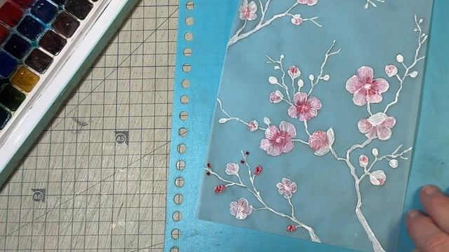 How to Paint Flowers on Tracing Paper Mini Art Tutorial #2 смотреть онлайн