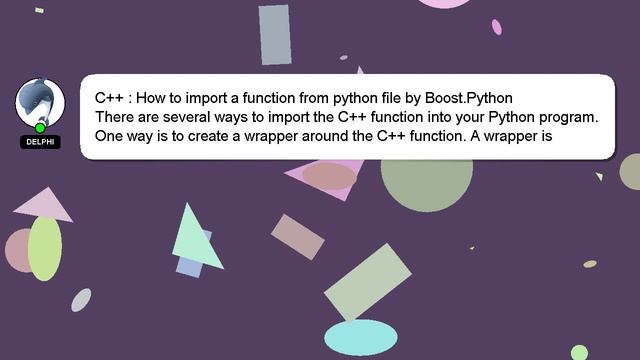 C++ : How to import a function from python file by Boost.Python смотреть онлайн