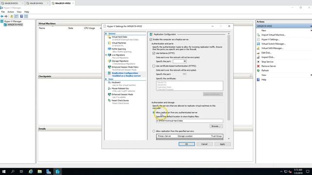 Windows Server 2019 Training 22 - How to enable Hyper-V Replication on Windows Server 2019 смотреть онлайн