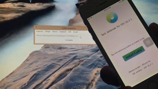 Jailbreak iOS 10.2.1 - iOS 10.2 - TaiG Tutorial - Jailbreak CYDIA iOS 10.2.1 смотреть онлайн