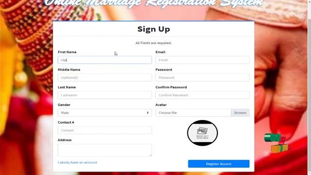 PHP WEB Application Project - Online Marraige Registration System - ClickMyProject смотреть онлайн