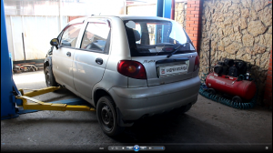 Замена левого привода нижнего рычага и рулевой тяги на Daewoo Matiz Дэу Матиз 0,8 2007 года