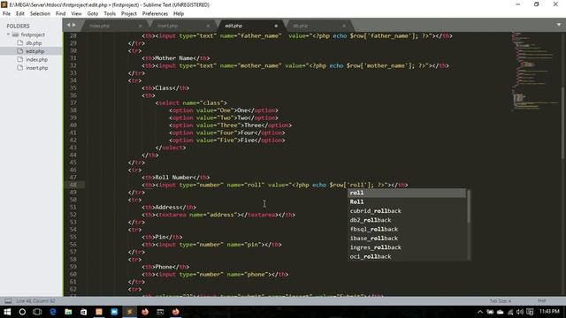 Edit data using PHP & MySql | PHP tutorials in Hindi Part-03 смотреть онлайн