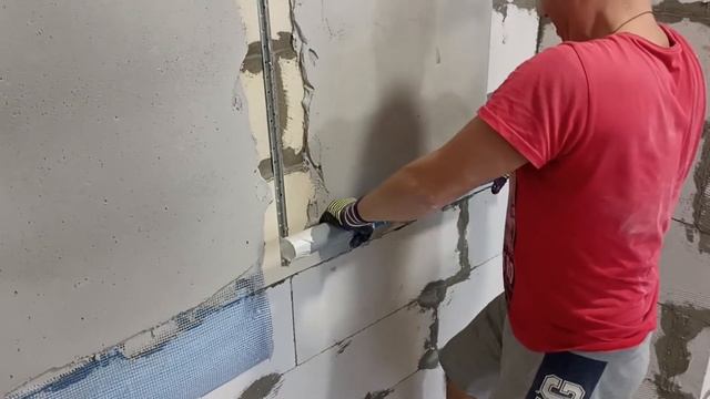Что будет, если неправильно штукатурку армировать сеткой. смотреть онлайн
