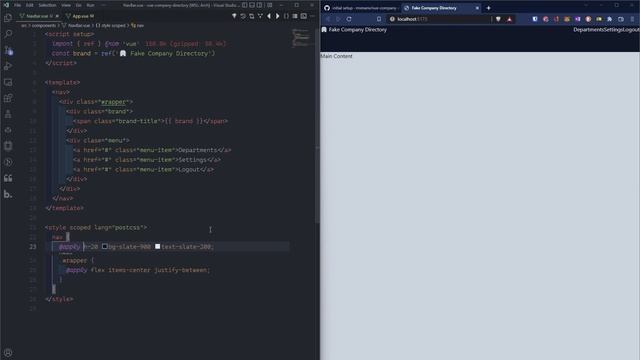Company Directory in Vue 3 - Part 1 смотреть онлайн