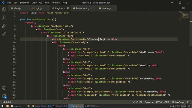 Teacher Login & Register Layout with ReactJs| Learning Management System in Django ReactJs #18 смотреть онлайн