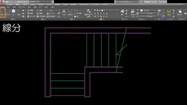 建築CAD検定試験2級／設備／階段／AutoCAD LT смотреть онлайн