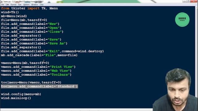 Tkinter Sub-Menu Widget | Python For Beginners | Part #34 смотреть онлайн