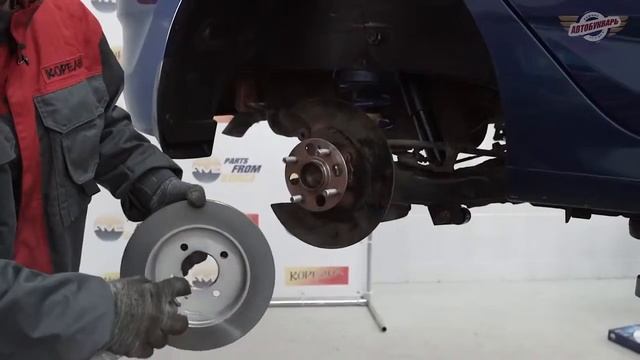 Замена задних колодок и дисков на Hyundai Solaris смотреть онлайн