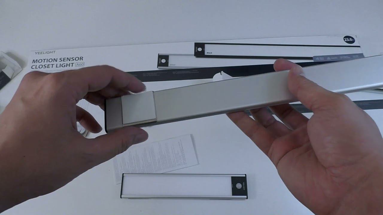 Обзор светильника Yeelight Motion Sensor Closet Light: как сделать точечную подсветку смотреть онлайн