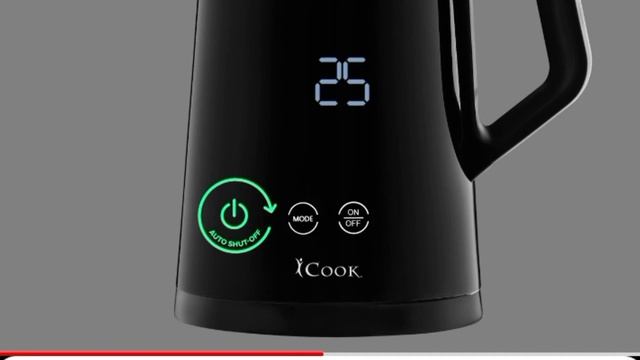iCook- Электрический чайник с цифровым сенсорным контролем температуры смотреть онлайн