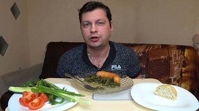 МУКБАНГ Сардельки с ФАСОЛЬЮ и ОВОЩИ ??? | ЧТО теперь БУДЕТ ДАЛЬШЕ? ?♂️