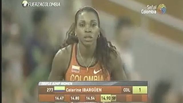 Catherine Ibarguen Campeona Mundial salto triple 2015 смотреть онлайн