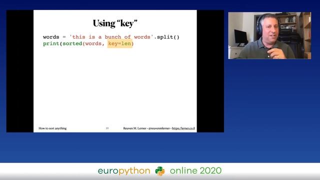 Reuven Lerner - How to sort anything смотреть онлайн