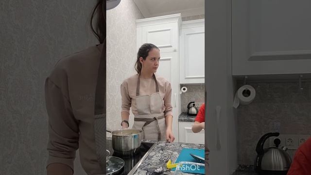 Куриный суп с сыном