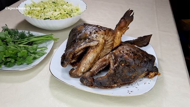 ОЧЕНЬ ВКУСНАЯ И ОЧЕНЬ СОЧНАЯ ГОЛОВА СЁМГИ В ДУХОВКЕ! РЕЦЕПТ НАХОДКА! смотреть онлайн