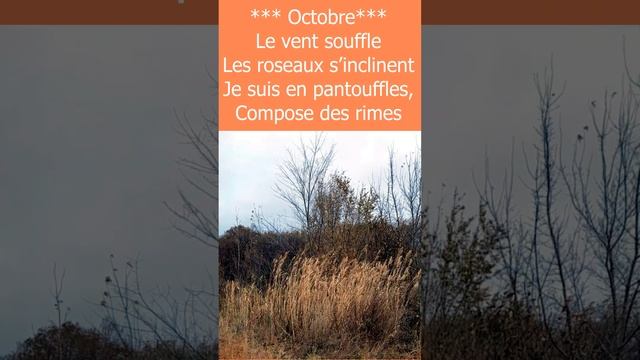 Французский язык уровень а2 Рифма. Дело было в октябре. смотреть онлайн