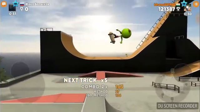 HOW TO HACK STICKMAN SKATE BATTLE !! RAMP TRICKS AND TIPS ....HUGE SCORE HACK смотреть онлайн