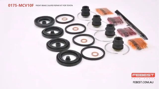 0175-MCV10F FRONT BRAKE CALIPER REPAIR KIT FOR TOYOTA смотреть онлайн