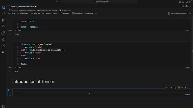 Introduction of PyTorch Tensors and Setup PyTorch conda environment (Mac M1) | PyTorch | Yash Jain смотреть онлайн