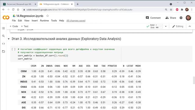 Занятие 14. Линейная регрессия в Scikit-learn смотреть онлайн