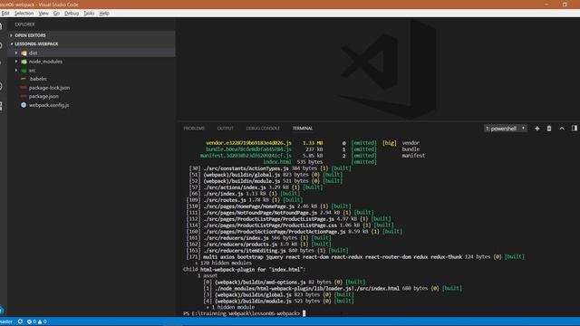 12. Webpack : Clean Project смотреть онлайн