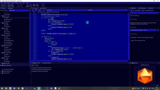 AppGameKit - создаем простую игру часть 2 смотреть онлайн