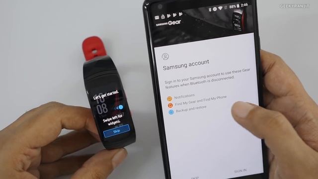 Samsung Gear Fit 2 Pro Unboxing Setup & Overview смотреть онлайн