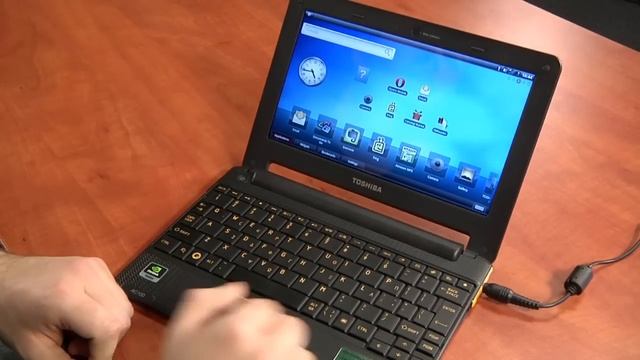Toshiba AC100-10G - World's First Android Netbook! смотреть онлайн
