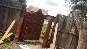 КРУТАЯ КАЛИТКА ИЗ ГОРБЫЛЯ СВОИМИ РУКАМИ. ЭКСКЛЮЗИВНАЯ РАБОТА!!!!