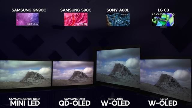 4 TV Comparison | Mini LED Vs QD-OLED Vs W OLEDs - Is 2023 TV Worth It?