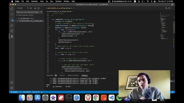 [alGo prob #7 PART 3] permutation in a string смотреть онлайн