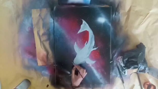 Spray paint art galaxy by fikry смотреть онлайн