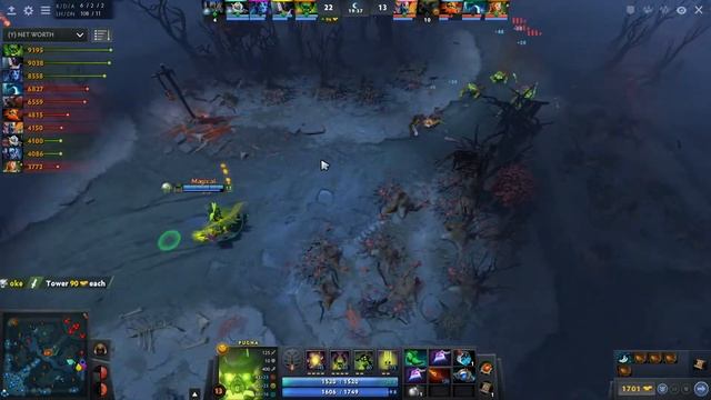 MagicaL (Rank 125) plays Pugna Dota 2 Full Game смотреть онлайн