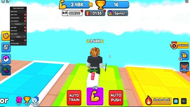 *NEW* Push Simulator Script (PASTEBIN 2023) (AUTOFARM STRENGHT, AUTO HATCH, AUTO REBIRTH) смотреть онлайн