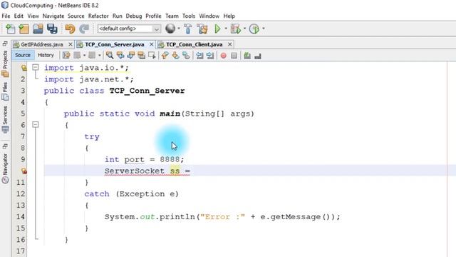 Practical No.1 Part B : Connection establishment using TCP in Java смотреть онлайн
