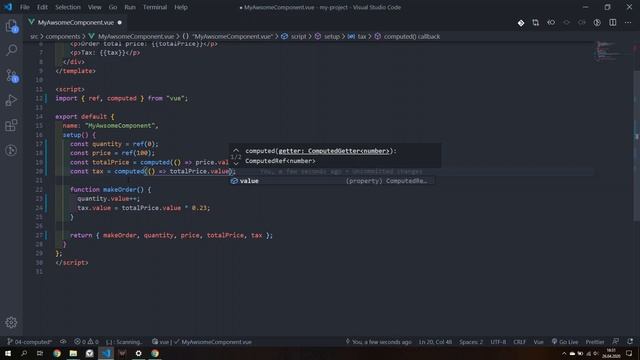Kurs Vue 3 odc. 4 - Computed properties смотреть онлайн