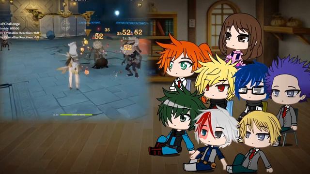 MHA/BNHA Reacts To Y/n As Ningguang (Genshin Impact) || Gacha Club || Part 11